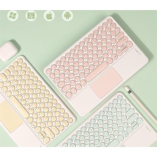 Bluetooth-compatible Keyboard For iPad Teclado Xiaomi Samsung Huawe Phone Tablet Wireless Keyboard For Android Windows