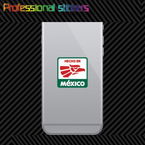 Hecho En Mexico Cell Phone Sticker Mobile Made In Mexico MEX MX Stickers for Car, RV, Laptops, Motorcycles