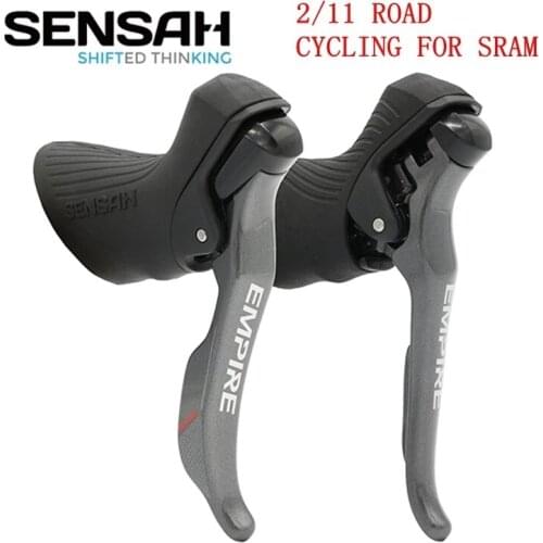 Road Bike Derailleur 2 11 Speed Road Bike Shifters & Shift Cable Gear Lever Brake Bicycle Compatible for Sram rival / force