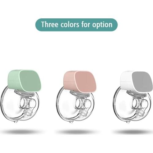 S9 USB Electric Breast Pump Wearable Silent Invisible Hands Free 2 Modes 5 Levels Adjustable with 24/27mm Flange for Home Travel