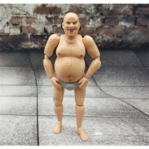 Best Sell 1/12 Scale Japanese Wretched Uncle Fat Man Body Figure With Accessories Toys 6" Action Toy Doll
