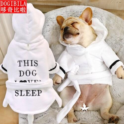 Cute Dog Pajamas Pet Puppy Clothes Clothing Soft Pets Dogs Cat Coat Costume For Small Medium Dogs Chihuahua French Bulldog Pug