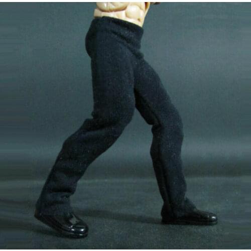 DIY 1/12th Handmade Stretch Trousers Model for 6" Action Figure Doll Toys