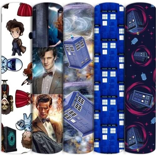 Cartoon Polyester Cotton Fabric For House Tie Dye Print Patchwork Tissue Kids Home Textile Sewing Doll Dress Curtain,c18792