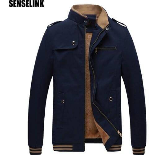 Mens New Casual Jacket 2020 Coat Windproof Warm Autumn And Winter Windbreaker Korean Plus Velvet Thick Fashion 5XL