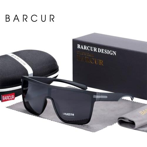 BARCUR Sunglasses Men Outdoor Sun glasses for Women Driving Fishing UV400 Eyewear