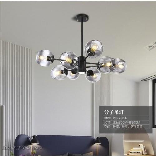Nordic Creative Pendant Light 6/8/12/16 Head Classical Lamp Light for Living Room Designer Lighting Luminaire light fixtures