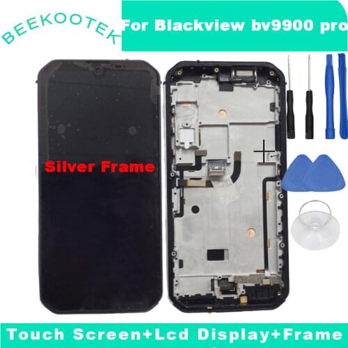 New For Blackview BV9900 Pro 5.84inch LCD Display With Frame+ Touch Screen Digitizer Assembly Original Replacement Glass