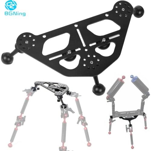 Upgrade Diving Tray Video Triangular Stabilizer Gimbal Tray Rig Bracket Mount for Underwater Light Stand DSLR Camera Tripod Base