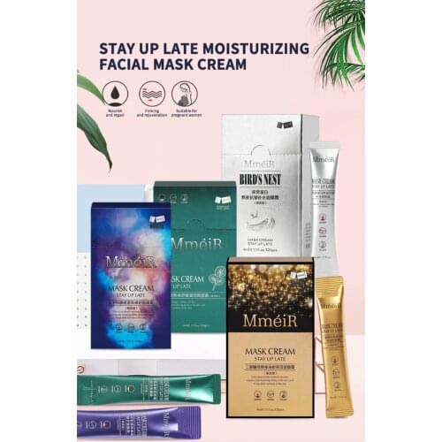 Disposable No-wash Sleeping Mask Moisturizing Repairing Facial Mask Face Care Cream Firming Skin With Fine Lines Skin Care TSLM2