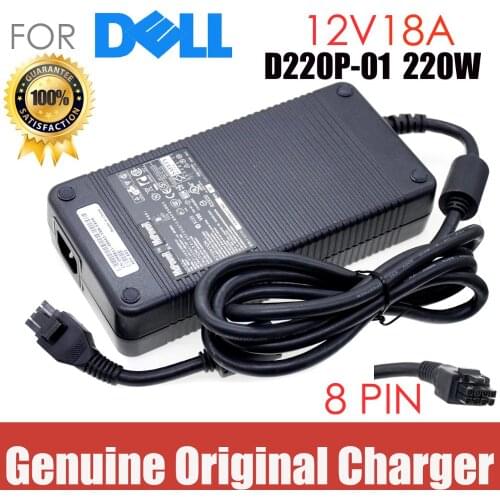 Genuine D220P-01 DA2 12v 18a Laptop Adapter Charger For DELL GX620 ADP-220AB B MK394 D3860 GX755 A269 Y2515 AC Power charger