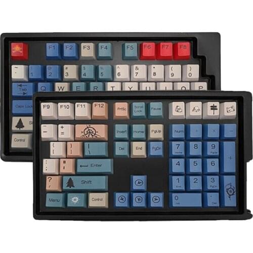PBT 108Keys OEM Profile Five-Sided Sublimation Process Keycap for MX Switches