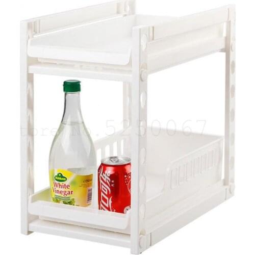 Kitchen Drawer Receive Shelf In Caster Finishing Mounting Rack