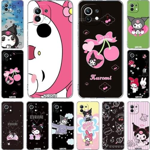 Clear Soft Case For Xiaomi Mi Poco X3 NFC 10T Pro 9T M3 11 Note 10 Lite F3 GT F1 Silicone Phone Cover Cartoon Kurommii Fundas
