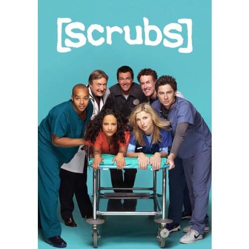 Scrubs TV Show Art Film Print Silk Poster Home Wall Decor 24x36inch
