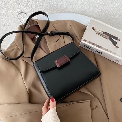 PU Leather Shoulder Bags for Women 2020 Travel Handbag Fashion Simple Crossbody Bag Ladies Cross Body Bag Sac A Main Femme