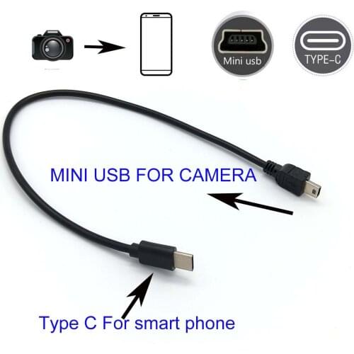 TYPE C to mini usb OTG CABLE FOR VC GZ-MG37US GZ-MG40AC GZ-MG40US GZ-MG430 MG435 Camera to phone edit picture video