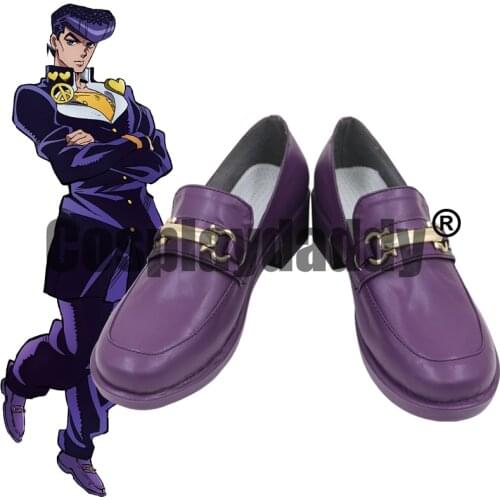 JoJos Bizarre Adventure Diamond is Unbreakable Josuke Higashikata Anima Manga Game Cosplay Casual Slip-ons Loafer Shoes C006