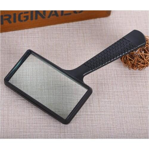 6X 105X57mm Magnifying Glass Jewelry Read Nature Zoom Low Vision Fresnel Lens Loupe Observation Portable Hand-held Magnifier