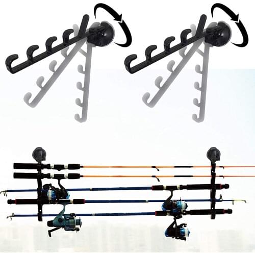 All Weather Fishing Rod Rack Fishing Rod Holder Fishing Rod Storage Pole Rack for Car, SUVs, Wagons, and Vans for RV Boat to Kee