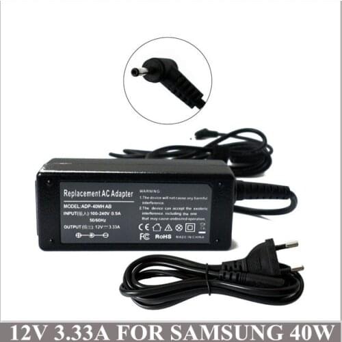 12V 3.33A 40W Laptop AC Adapter Battery Charger For Notebook Samsung Tablet PCS AD-4012NHF A12-040N1A XE303C12