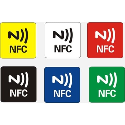 1PC 216 NFC Stickers Tags Work with All NFC-Enabled Phone & Devices 30 mm RFID Electronic Label NFC Stickers