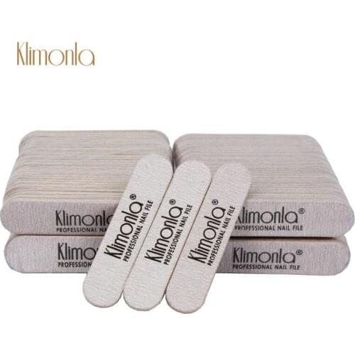 100Pcs/Pack Professional Nail Art Care Sanding Wood Nail File 180/240 Grit Gray Block Buffing Files Beauty Manicure Tools Salon
