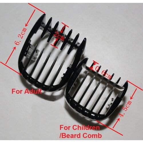 2Pcs Hair Clipper Comb Beard Comb For Philips HC3400 HC3420 HC3426 HC5410 HC5440 HC5450 HC5446 HC5447 HC7450 HC7452 Trimmer