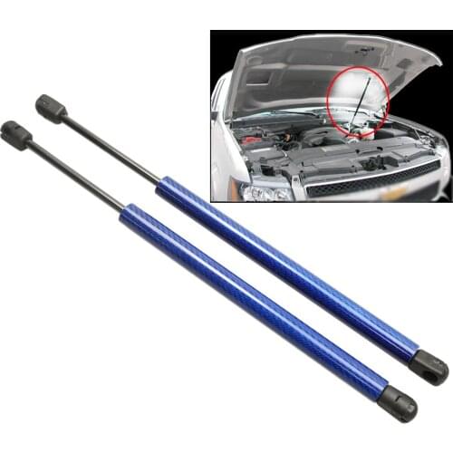 2Pcs Front Bonnet Hood Auto Gas Spring Lift Support for 2007-2013 Cadillac Escalade& Sport Utility 2007- 2013 637mm GMC Yukon