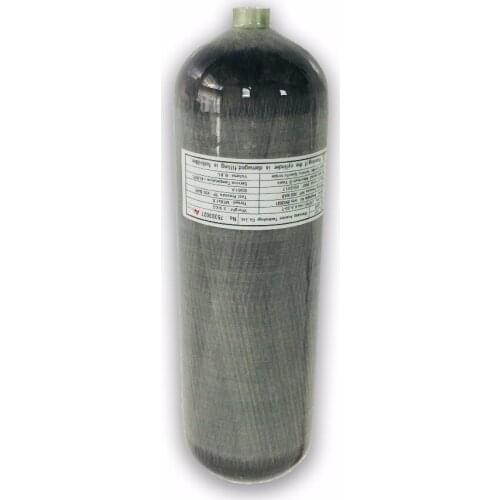 AC168 6.8L Scuba Diving Tank 4500Psi Tank CE Cylinder Compressed Air Mini Scuba Tank Airforce Condor Pcp Paintball Tank Carbon