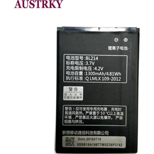 New BL214 Battery For Lenovo A316I A360E A300T A269I A208t A218t A269 A305E A316 Phone 1300mAh Battery