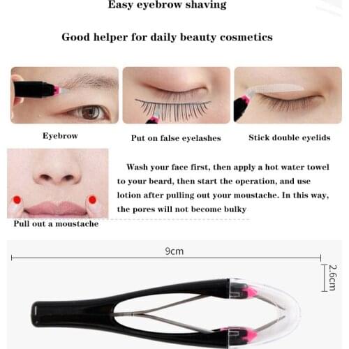 Automatic Telescopic Eyelash Curler Eyebrow Trimming Clip Moustache Nose Hair Eyebrow Plucking Tweezers Grafting Eyelash Curler
