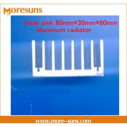 Fast Free Ship Custom Heat sink 60mm*30mm*80mm Aluminum radiator 60*30*80mm DIY Heatsink Cooling Cooler