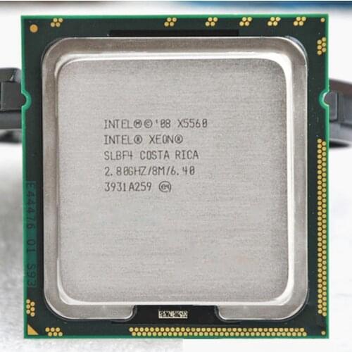 Intel Xeon X5560 Quad Core 2.8GHz LGA 1366 TDP 95W 8MB Cache CPU warranty 1 year