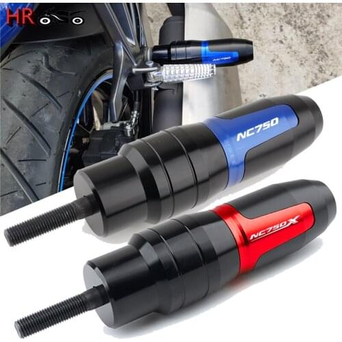 For Honda NC750 NC 750 X Newest Motorcycle CNC Accessoires Falling Protection Exhaust Slider Crash Pad Slider With Logo ”NC750X"
