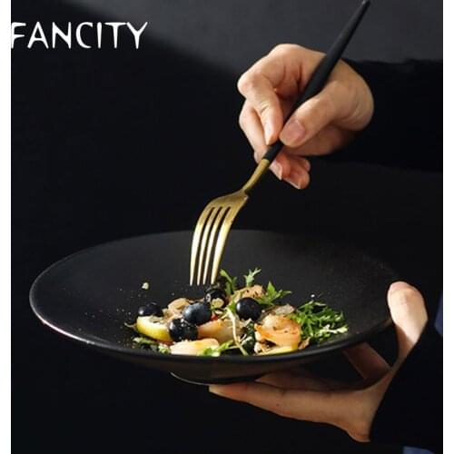 FANCITY Japanese-style creative personality hat bowl single ceramic small foot bowl household Japanese-style tableware pasta