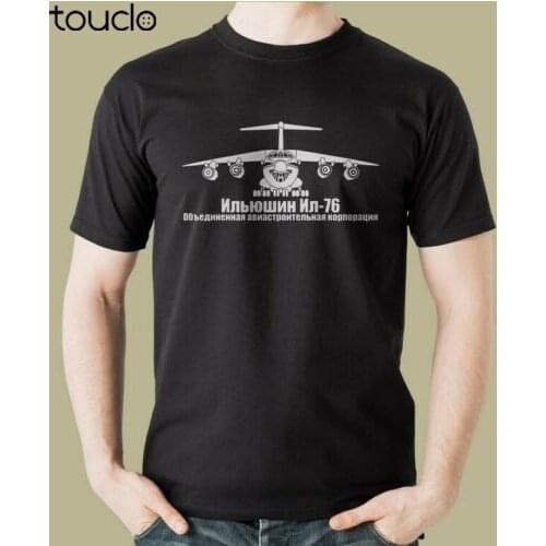 Ilyushin Il-76 Series Plane T-Shirt Vehicle Armed Assault Russian Air Force New 2019 MenS Printed Top Quality Printed Shirts