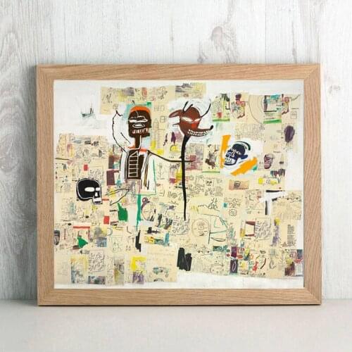 Jean Michel Xerox Exhibition Canvas Prints Picture Modular Paintings For Living Room Poster On The Wall Children Home Decoration