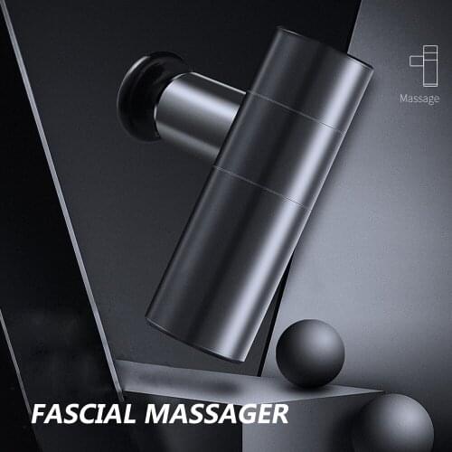 Mini Fascial Massage Gun Electric Deep Muscle Body Massager Gun Tissue Percussion Small Fitness Equipment Acid Relief Pain Relax