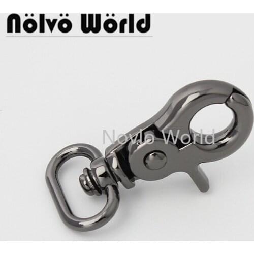 Nolvo World 20 pcs 13-16-19-25mm 6 colors Zinc Alloy Swivel Clasp Cloth Chains Apparel Handbags Luggage Jewelry Hardware