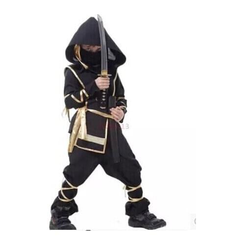 Superior quality Ninja Costumes for Boys Children High Quality Halloween New Year Christmas Party Cosplay Clothes Cool Gifts