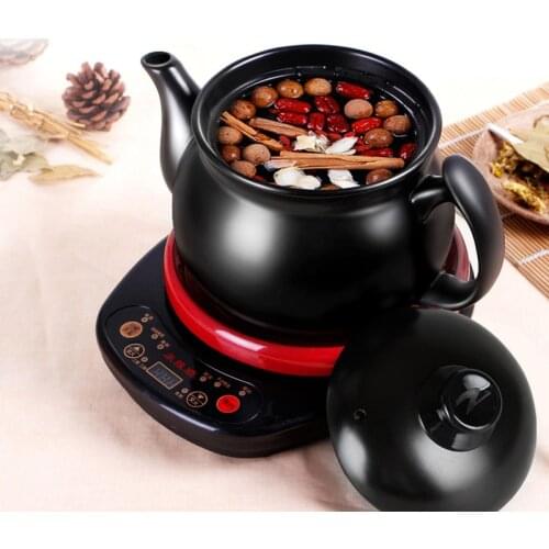 2L Decocting Machine Automatic Decocting Pot Stewed Chinese Medicine Pot of Electronic Ceramics Chinese Medicine Pot Cassero