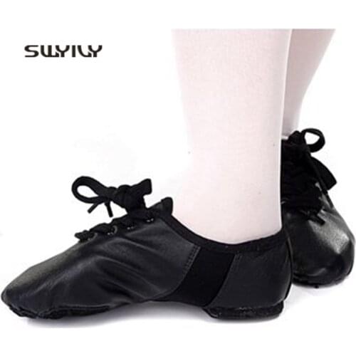 SWYIVY Women's Ballet Flats With Heels