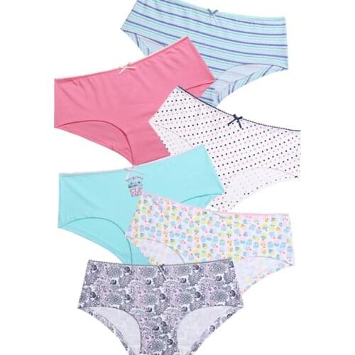 Cotton Panties Sexy Briefs Breathable Panties Women Underwear Low Waist Lingerie Panties for Female Ladies Floral Soft Pantys