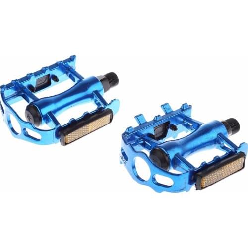 1 Pair Aluminum Alloy Mountain Bike Pedal Fixed Gear MTB BMX Road Bicycle Treadle with Ball Bearing Bicycle Accessories