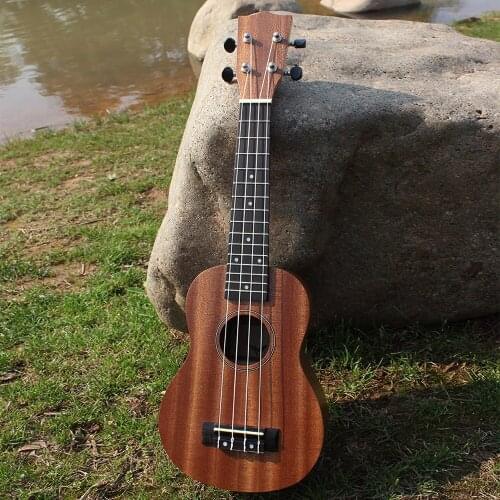 21 Inch Full Sapele Ukulele Four String Guitar Ukulele Bass Guitar 4 String musical instruments
