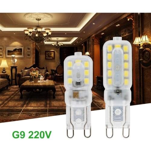 220V G9 LED Corn Light Bulb Dimmable 3W/5W Energy Saving for Crystal Lamp Corridor Lamp 2800-3500 K / 5800-6500 K