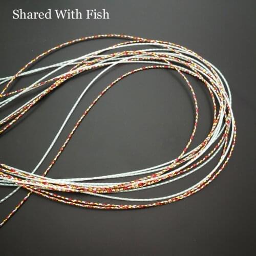 4Pcs/lot Fly Tying Glitter Rib Zebra Chironomid Nymph Braid Line Fly Fishing Tying Materials Floss for Shiny Baits Flies Body