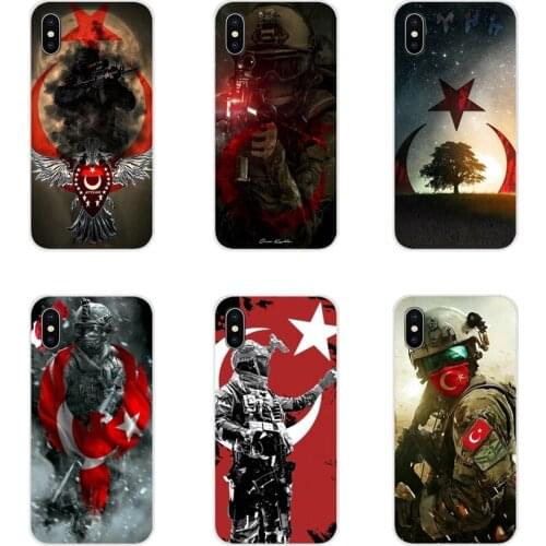 Accessories Phone Shell Covers For Samsung A10 A30 A40 A50 A60 A70 M30 Galaxy Note 2 3 4 5 8 9 10 PLUS Turkey Flag Soldier