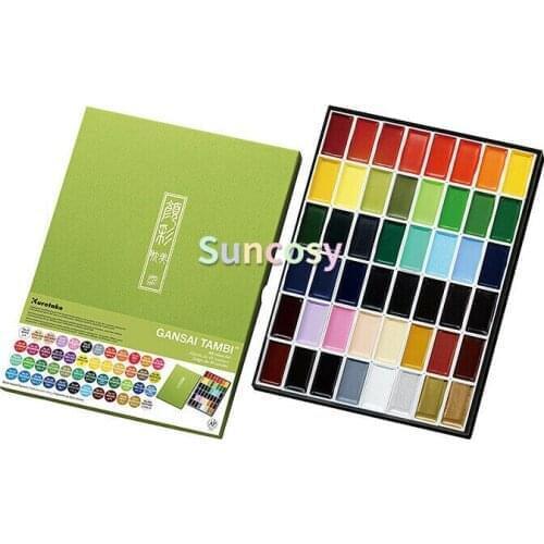 Kuretake Gansai Tambi Watercolor Paint MC20/Starry Pearl Gem 6 12V 18V 24V 36V 48V Colors,rich Color Pigments,artist Level
